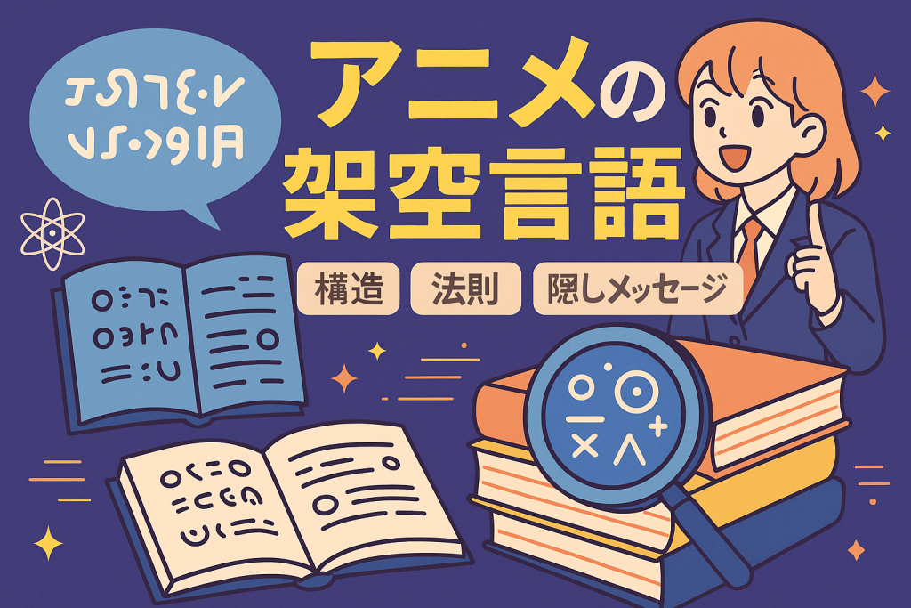 アニメに出てくる“架空の言語”を徹底解読