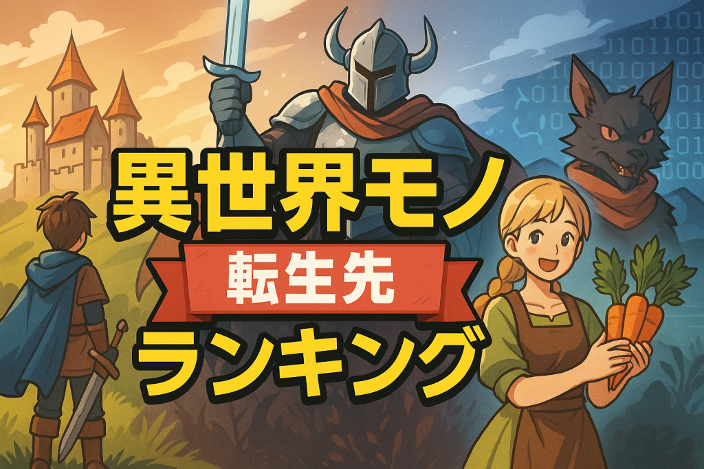 異世界モノ転生先ランキング