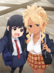 フードコートで、また明日。
